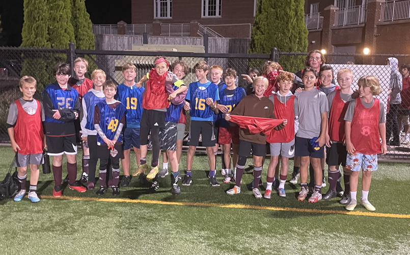 U14 Boys At ALS Cup Halftime Scrimmage